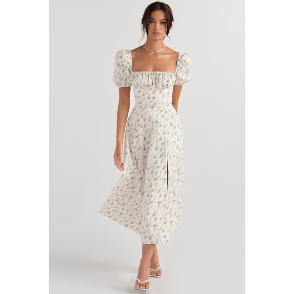 NEW House of CB Tallulah Dress Garden Print XS - Picture 9 of 13